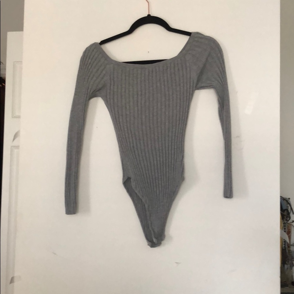 Long Sleeve Bodysuit - Slightly off Shoulder